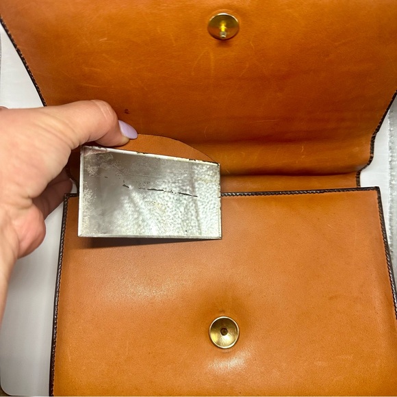 1950’s LOEWE Small Structured Soft Leather Authentic Vintage Handbag - Picture 10 of 16